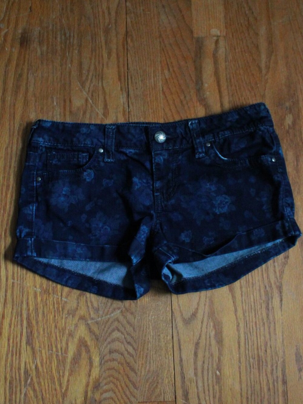 Standards & Practices Floral Print Denim Short